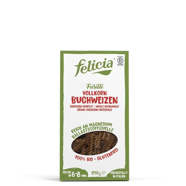 Produktfoto zu Fusili Buchweizen glutenfrei Felicia