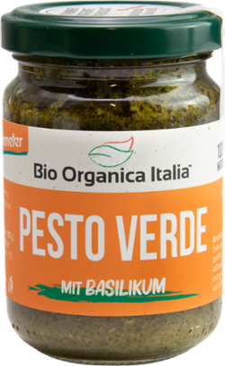 Produktfoto zu Pesto Verde, mit Basilikum, Demeter