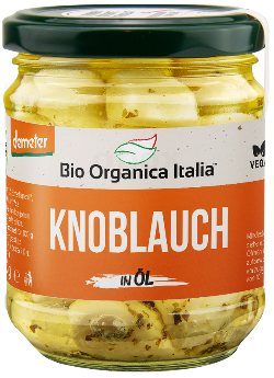 Produktfoto zu Knoblauch in Öl, Demeter