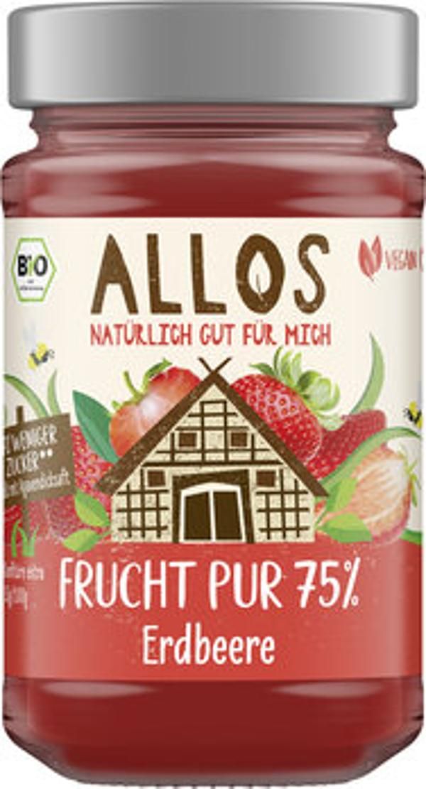 Produktfoto zu Frucht Pur Erdbeere 75 % Frucht 250g