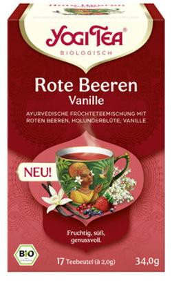 Produktfoto zu YOGI TEA Rote Beeren Vanille, Früchteteemischung