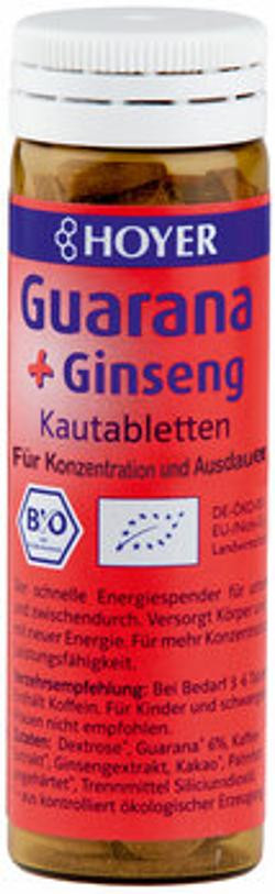 Produktfoto zu Guarana&Ginseng Kautabletten 30g