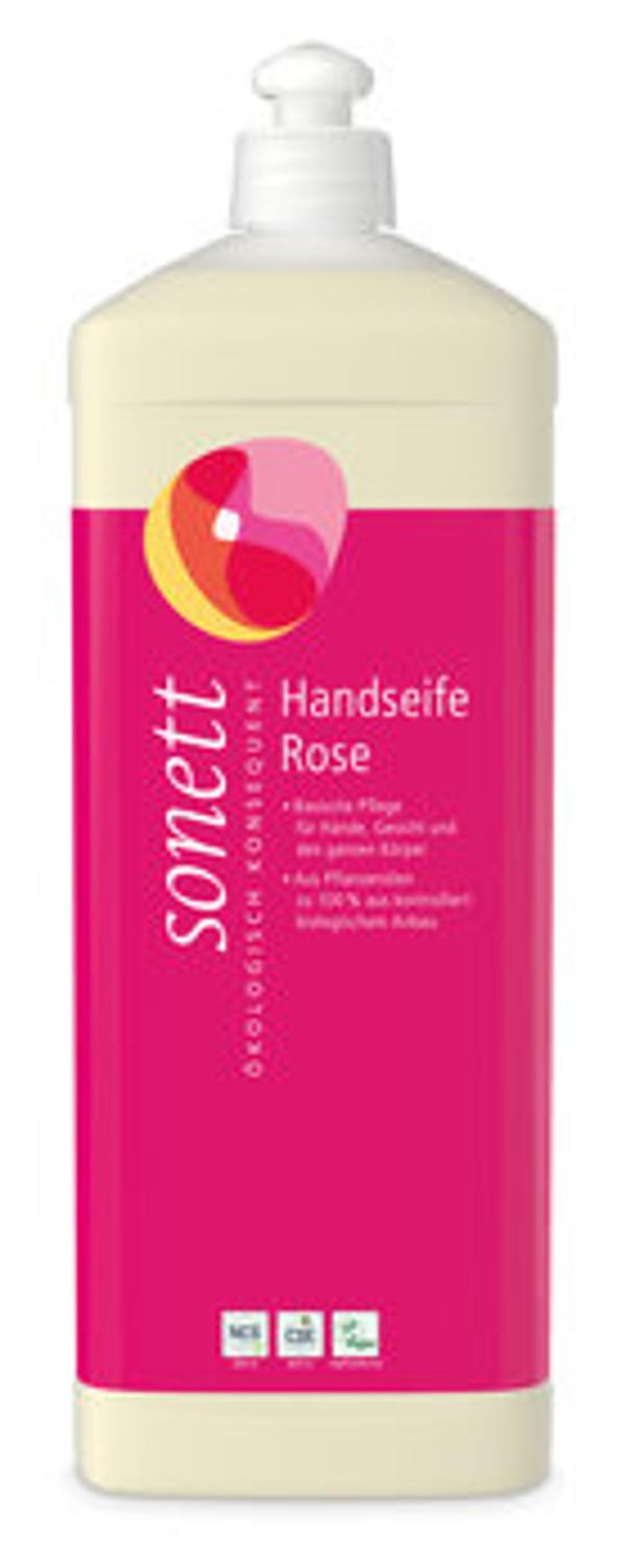 Produktfoto zu Handseife Rose Nachfüllflasche 1l