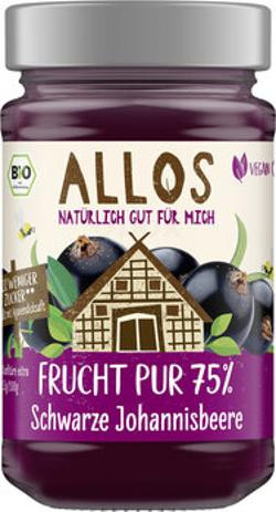 Produktfoto zu Frucht Pur schwarze Johannisbeere 75 % Frucht 250g