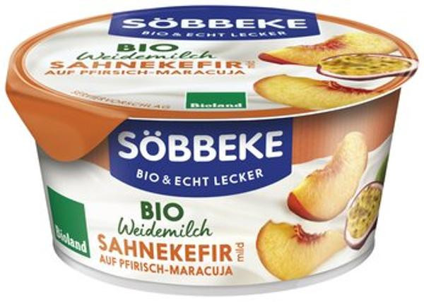 Produktfoto zu Sahnekefir auf Pfirsich-Maracuja - Weidemilch