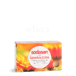 Produktfoto zu Stückseife Calendula & Aloe 100g