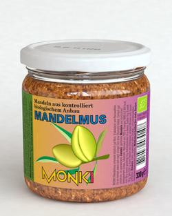 Produktfoto zu Mandelmus braun Monki 330g