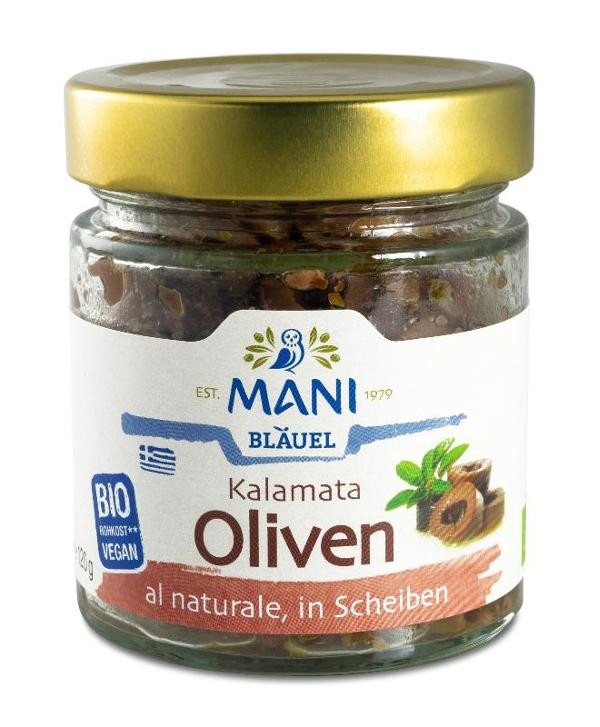 Produktfoto zu Kalamata Oliven al naturale, in Scheiben