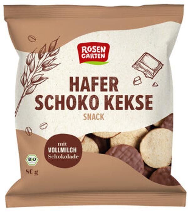 Produktfoto zu Hafer Schoko Kekse Snack, mit Vollmilch-Schokolade