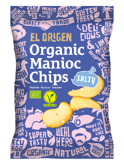 Produktfoto zu Maniok Chips mit Meersalz