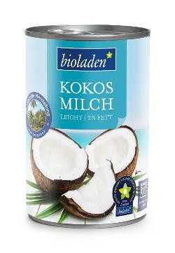 Produktfoto zu b*Kokosmilch fettarm 9% 400ml