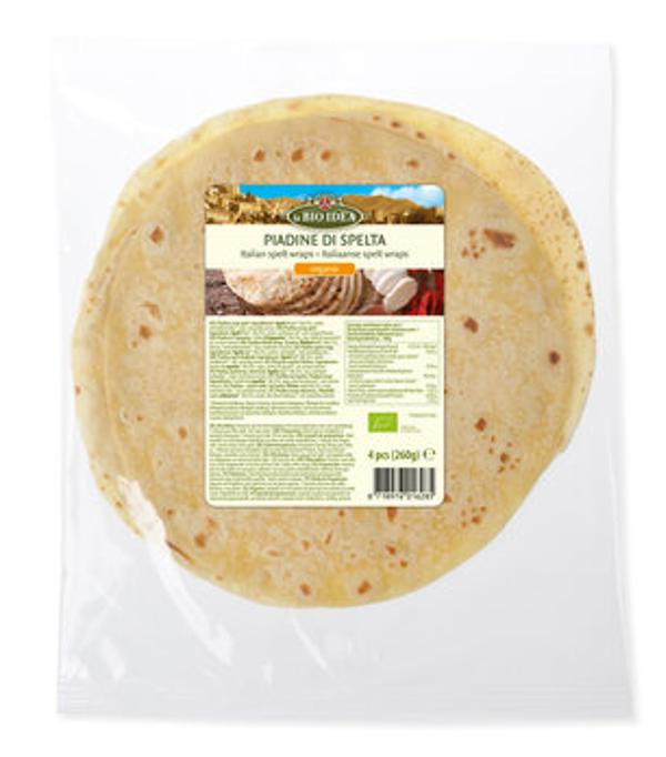 Produktfoto zu Wraps Dinkel Piadine 4St. 260g